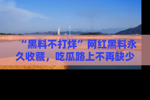 “黑料不打烊”网红黑料永久收藏,吃瓜路上不再缺少惊喜与乐趣