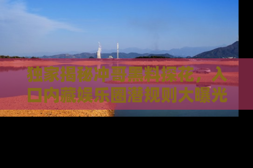 独家揭秘冲哥黑料探花，入口内藏娱乐圈潜规则大曝光