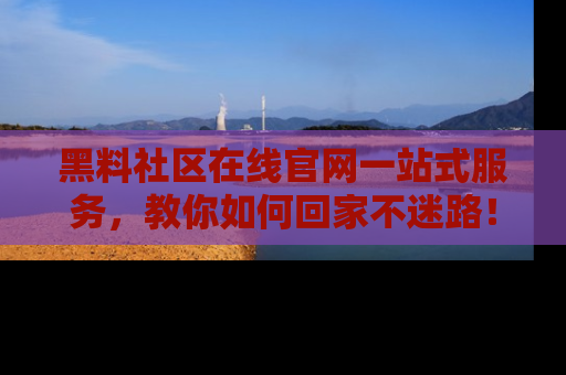 黑料社区在线官网一站式服务，教你如何回家不迷路！