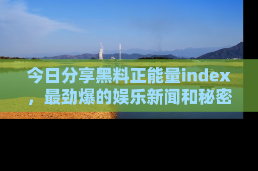 今日分享黑料正能量index，最劲爆的娱乐新闻和秘密等你来发现！