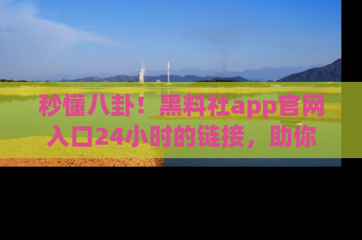 秒懂八卦！黑料社app官网入口24小时的链接，助你及时获取热搜焦点